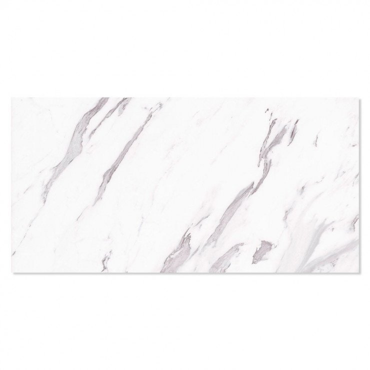 Marmor Klinker Alcamo Carrara Vit 33x66 cm-1